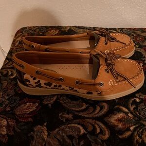 Leopard Print Moccasin Loafers